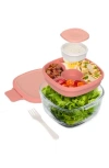 Bentgo All-in-one Glass Salad Container In Orange