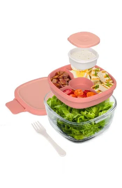 Bentgo All-in-one Glass Salad Container In Orange