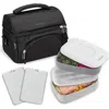 Bentgo Deluxe Lunch 4-piece Set In Black