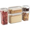 Bentgo Dry Pantry 4-piece Food Storage Set In White Stone