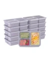Bentgo Food Prep 3-compartment Food Storage Containers, Pack Of 10 In Link