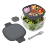 Bentgo Glass Leak Proof Salad Container In Dark Gray