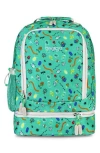 Bentgo Kids' Backpack With Insulated Lunch Pocket In Green