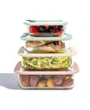 Bentgo Signature 8-pc. Glass Food Storage Set In Transparent
