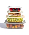 Bentgo Signature 8-pc. Glass Food Storage Set In Transparent