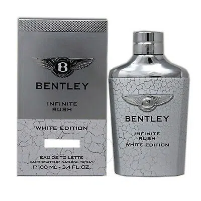 Bentley Men's Infinite Rush White Edition Edt Spray 3.4 oz (tester) Fragrances 7640171190051