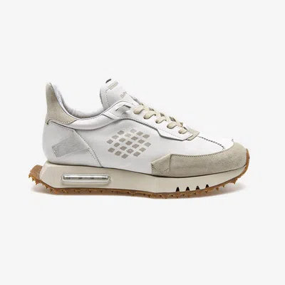 Bepositive Chic Basic Race Sneakers For Women In White