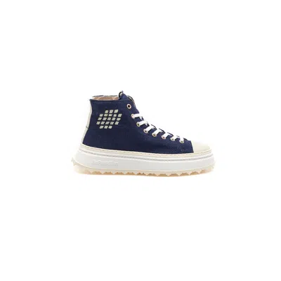 Bepositive Classic Mid-cut Star Shoes For Women In Blue