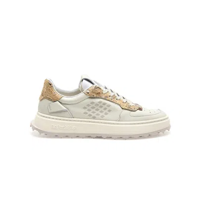 Bepositive Cuprace Basket Sneaker With Holographic Detail In Gold