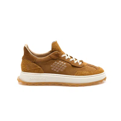 Bepositive Cuprace Sport - Suede And Nubuck Mix Sneakers For Men In Brown
