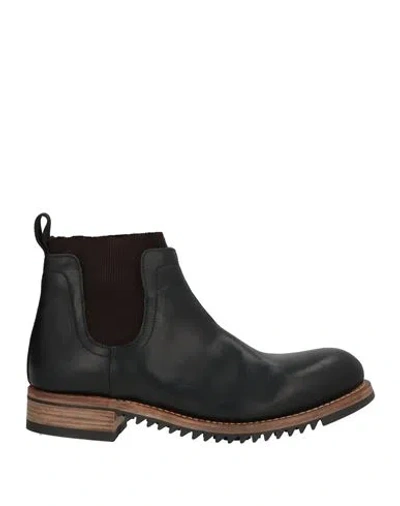 Bepositive Man Ankle Boots Black Size 10 Leather