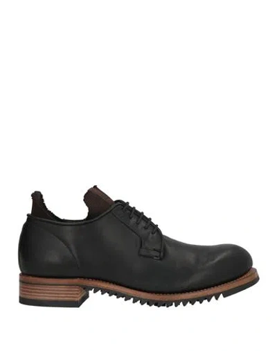 Bepositive Man Lace-up Shoes Black Size 10 Leather