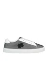 Bepositive Man Sneakers Black Size 6 Soft Leather, Textile Fibers