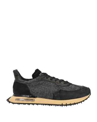 Bepositive Man Sneakers Black Size 9 Leather, Textile Fibers