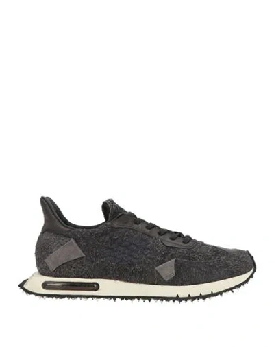 Bepositive Man Sneakers Charcoal Size 9 Leather In Gray