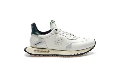 Bepositive Men's Leather Running Shoes In White