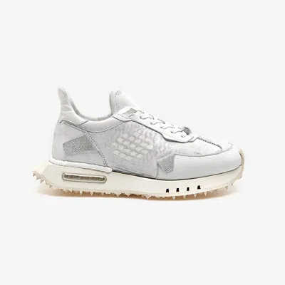 Bepositive Mini Space Race - Laser Cut Sneaker In Gray