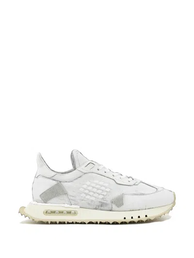 Bepositive Race Lasercut Sneakers In Weiss