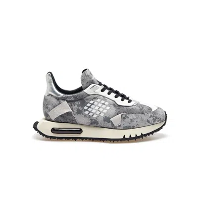 Bepositive Reflective Race Wing Sneakers For Women In Silver