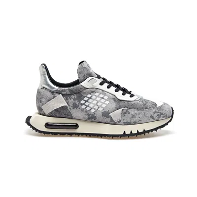 Bepositive Reflective Race Wing Sneakers - Unique Swallowtail Design In Gray