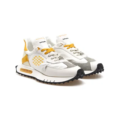 Bepositive Space Race - Iconic Canvas Sneakers For Men In White