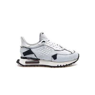 Bepositive Space Race - Laser Cut Women's Sneaker In White