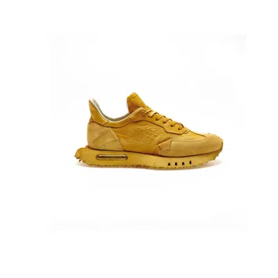 Bepositive Space Race Pigment Dye Sneaker In Yellow