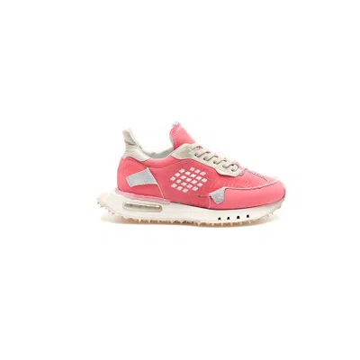 Bepositive Futuristic Elegance - Space Race Sneakers In Pink