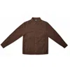 Bepositive Unisex Painter Work Jacket In Brown