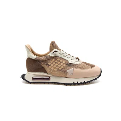 Bepositive Space Race Sneaker - Watercolor Camouflage In Brown