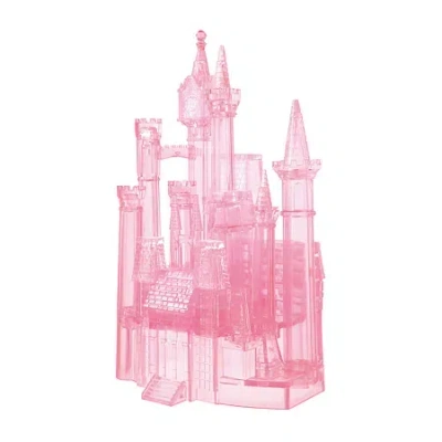 Bepuzzled 3d Crystal Disney Cinderella's Castle (pink): 71 Pcs Cinderella Princess Puzzle