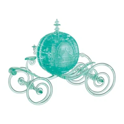 Bepuzzled 3d Crystal Disney Cinderellas Carriage Aqua 71 Pcs Cinderella Princess 71-pc. Puzzle In Multi
