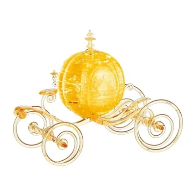 Bepuzzled 3d Crystal Disney Cinderellas Carriage Gold 71 Pcs Cinderella 71-pc. Puzzle In Yellow