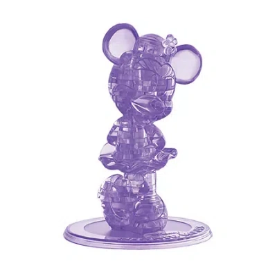 Bepuzzled 3d Crystal Disney Minnie Mouse 2nd Edition: 42 Pcs Minnie Mouse 42-pc. Puzzle In Purple
