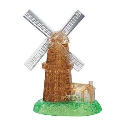 Bepuzzled 3d Crystal Puzzle - Windmill: 64 Pcs In Multi