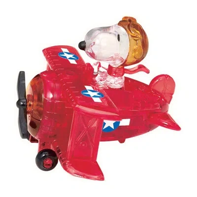 Bepuzzled 3d Crystal Puzzle Peanuts Snoopy Flying Ace
