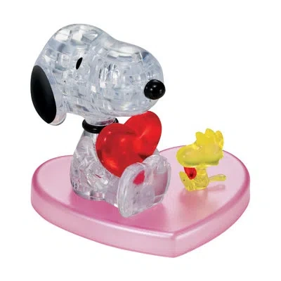 Bepuzzled 3d Crystal Puzzle Peanuts Snoopy Heart
