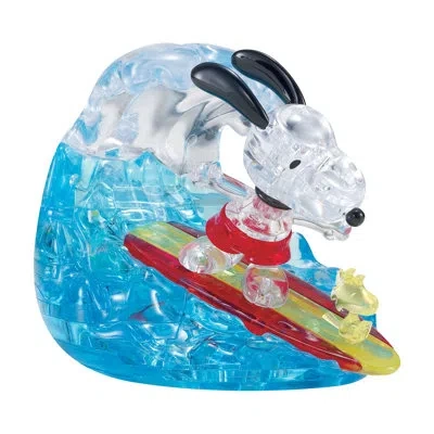 Bepuzzled 3d Crystal Puzzle Peanuts Snoopy Surf
