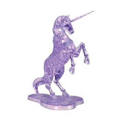 Bepuzzled 3d Crystal Puzzle Unicorn In Purple