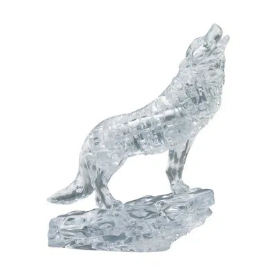 Bepuzzled 3d Crystal Puzzle Wolf In Clear