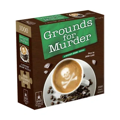 Bepuzzled Grounds For Murder Classic Mystery Jigsaw Puzzle