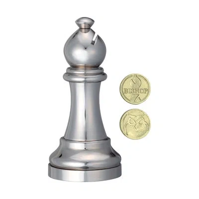 Bepuzzled Hanayama Level 2 Cast Chess Puzzle - Bishop In Silver