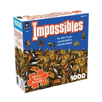 Bepuzzled Impossibles Puzzle Nature's Beauty Butterflies