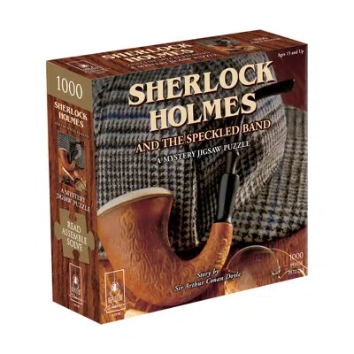 Bepuzzled Sherlock Holmes And The Speckled Band Classic Mystery Jigsaw Puzzle