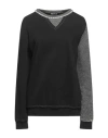 Berags Woman Sweatshirt Black Size Xl Cotton In Black