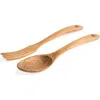 Berard Handcrafted Olive Wood 2 Piece Salad Serving Set, 12 Inch In Brown