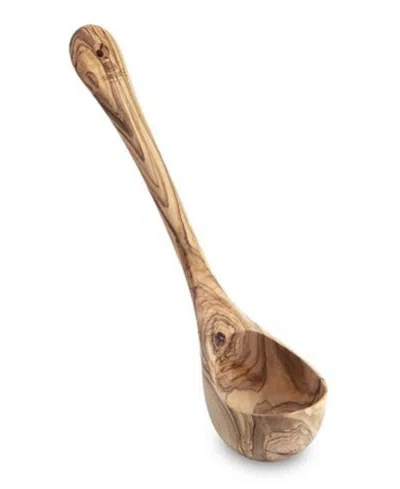 Berard Handcrafted Olive Wood Ladle In Camel