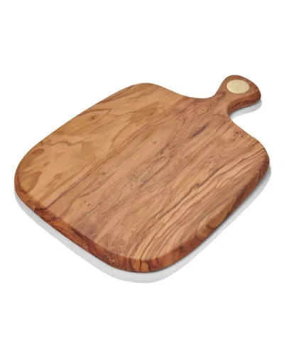 Berard Olive Wood Cutting Board With Handle In Brown