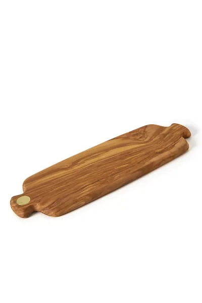 Berard Olive Wood Racine Large Cutting Board In Brown