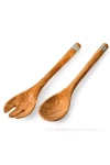 BERARD OLIVE WOOD SERVER SET